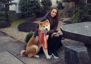ザギトワ、愛犬マサルの妹と対面