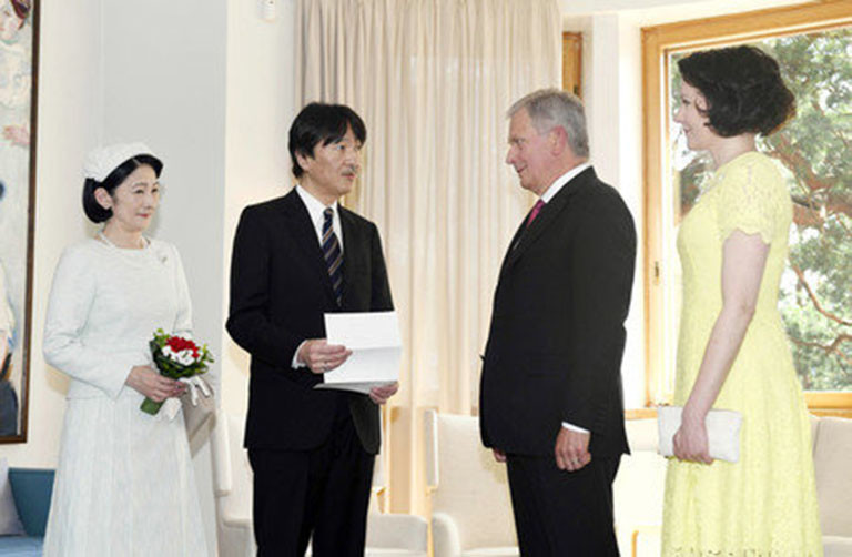秋篠宮ご夫妻とニーニスト大統領夫妻