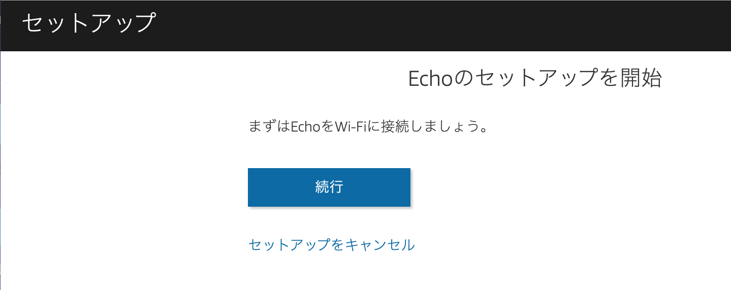 Echoセットアップ001