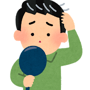 白髪に悩む男性のアイコン画像